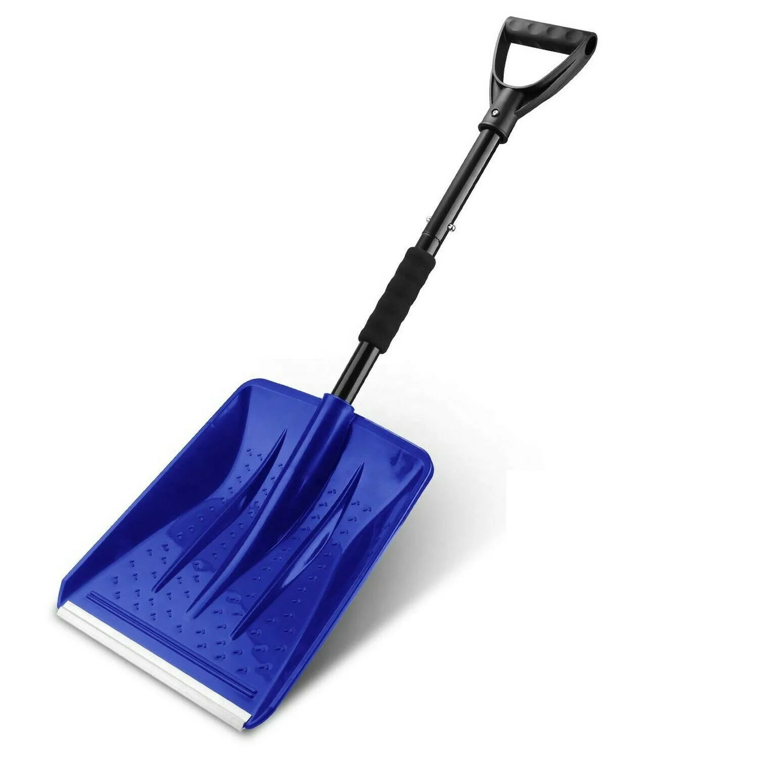 
Snow Shovel, Detachable Plastic Snow Shovel with D-Grip Handle 