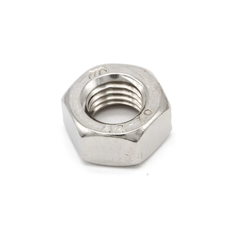 Wholesale M8M10M12 Stainless Steel SS304 ASME B 18.2.2 Hex Nut