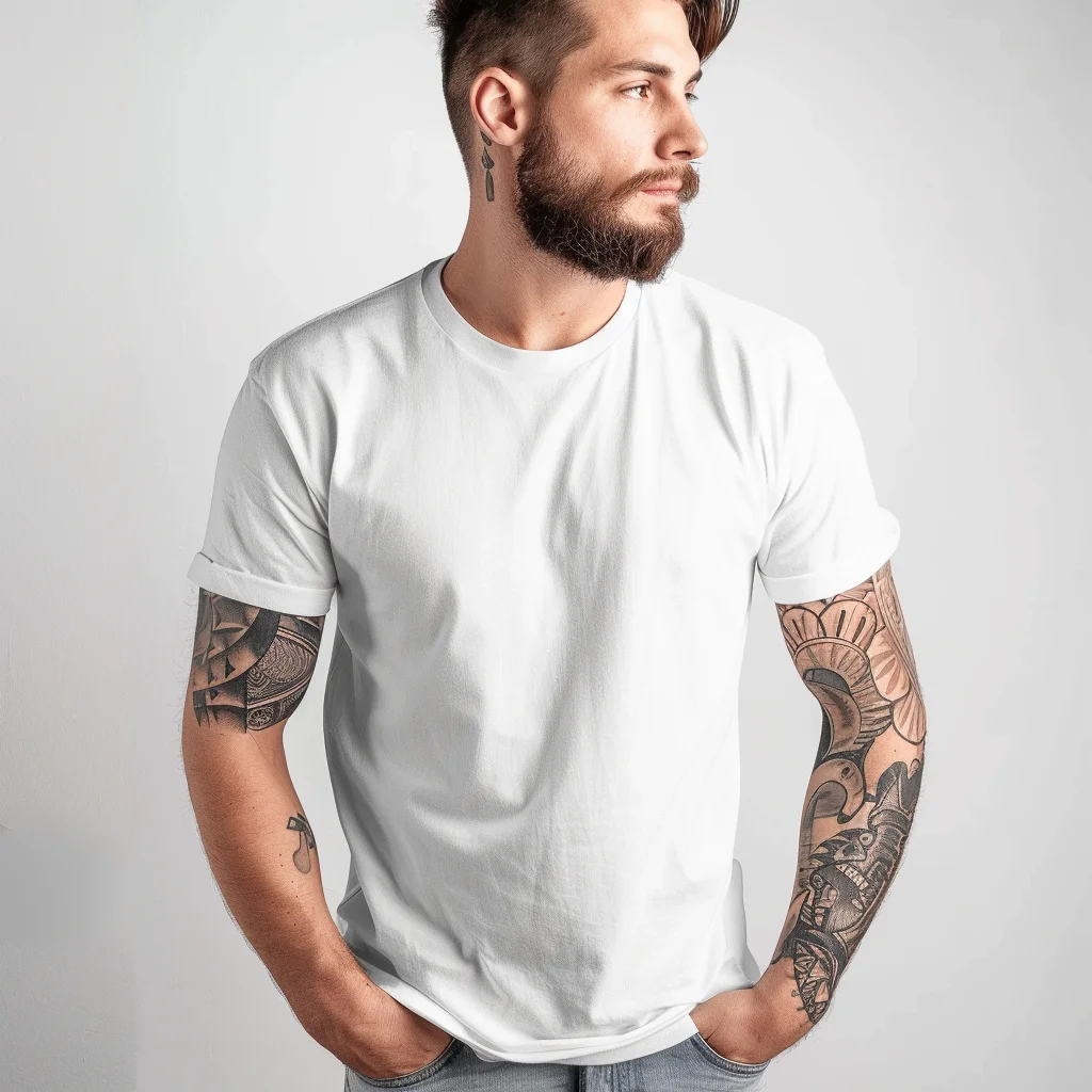 Custom Plain soft bamboo fabric antibacterial t shirt