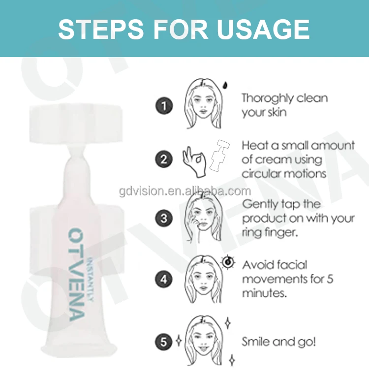 50pcs OEM ODM 60s Eye Bags Wrinkle Removal Eye Cream