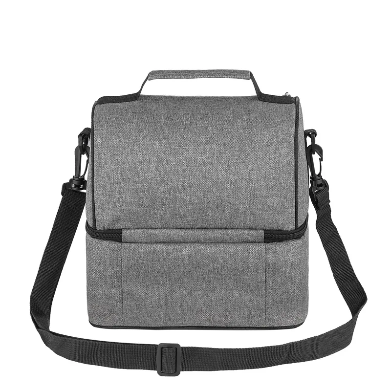 
Ice Cream Sublimation food delivery bulk wine fish insulated cooler bag 