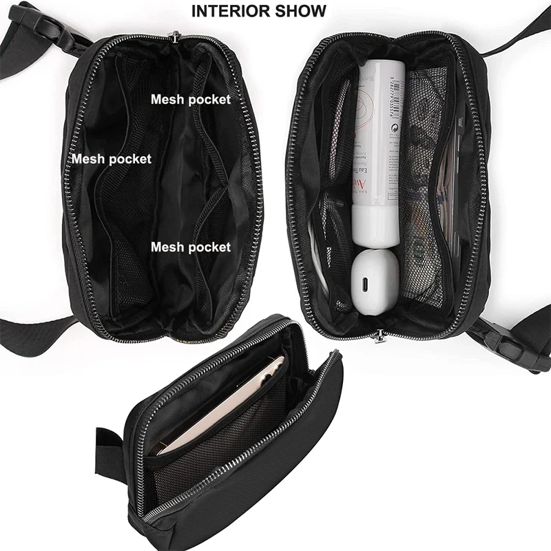 New 29 color Fashion waterproof  Resistant Eco Friendly Travel Sports Nylon Waist Bag