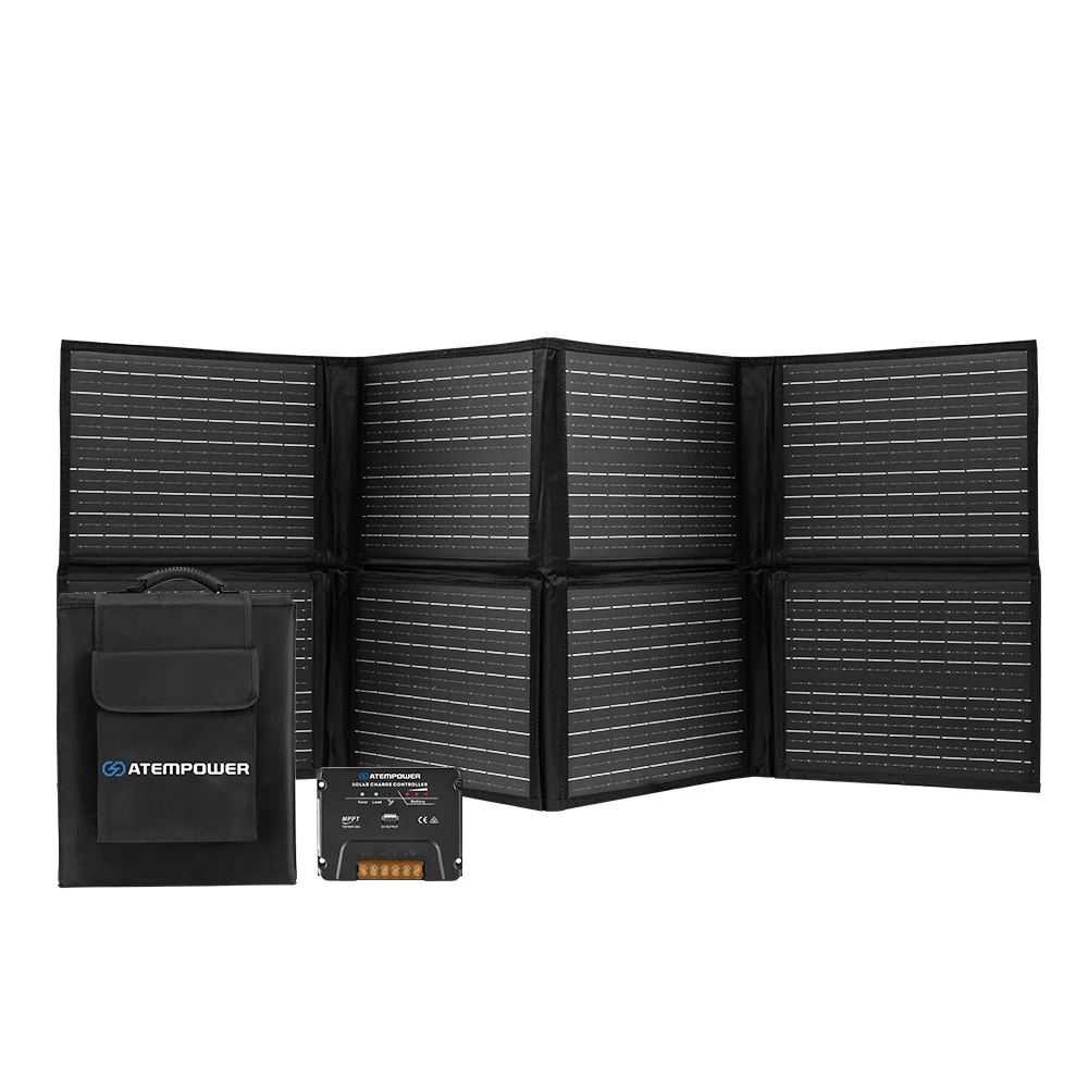 Customized 200W 12V/18V Camping Outdoor Charger Foldable Solar Panel Blanket