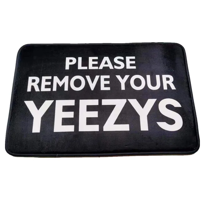 Прыгающий человек Прямая поставка Kiss my air коралловый флисовый коврик отстегивающийся фланелевый коврик пользовательский принт Snkrs кроссовки дверные коврики