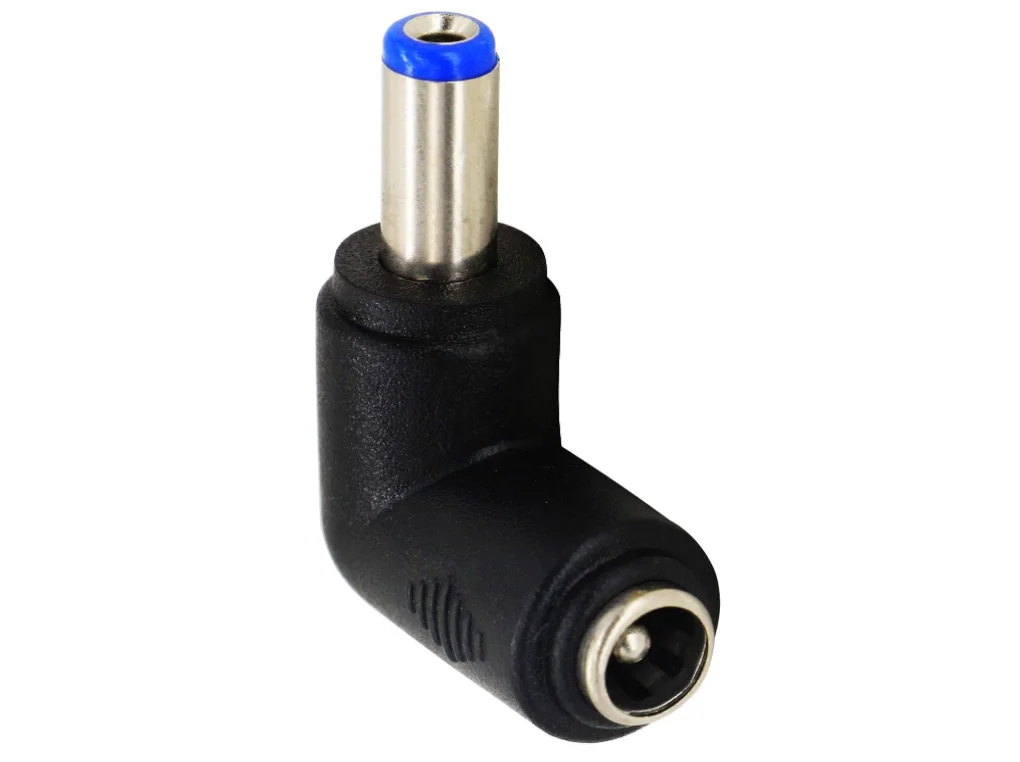 90 Degree Angle DC5.5x2.1mm Male to Female Adapter 5 Volt DC Barrel Power Jack Charging Cable Connector for Tablet