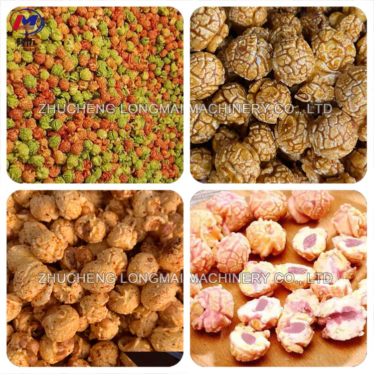 Automatic industrial electric caramel popcorn making machine price