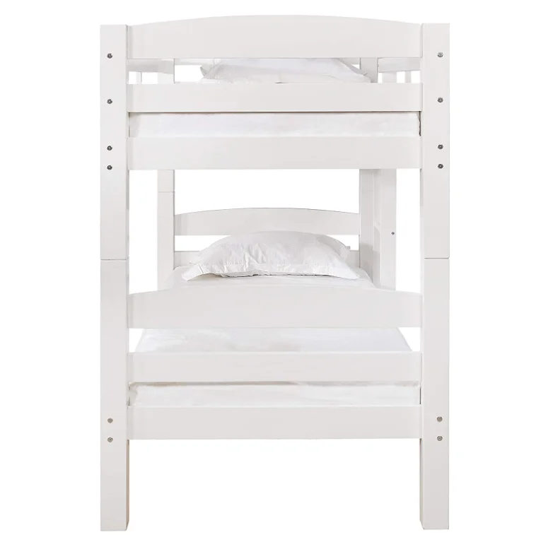  triple bunk bed Solid Wood Twin Low Bunk Bed with Slide