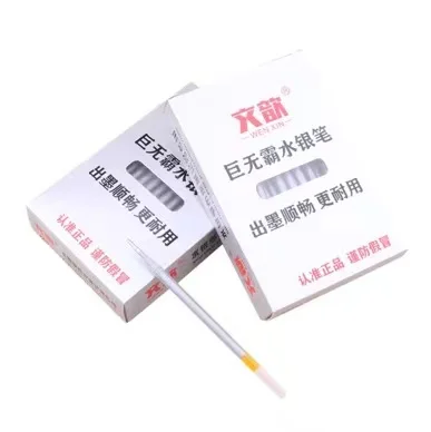 The latest hot-selling Silver Large Capacity Leather Fabric Mark Refill Marker Pens Product Type