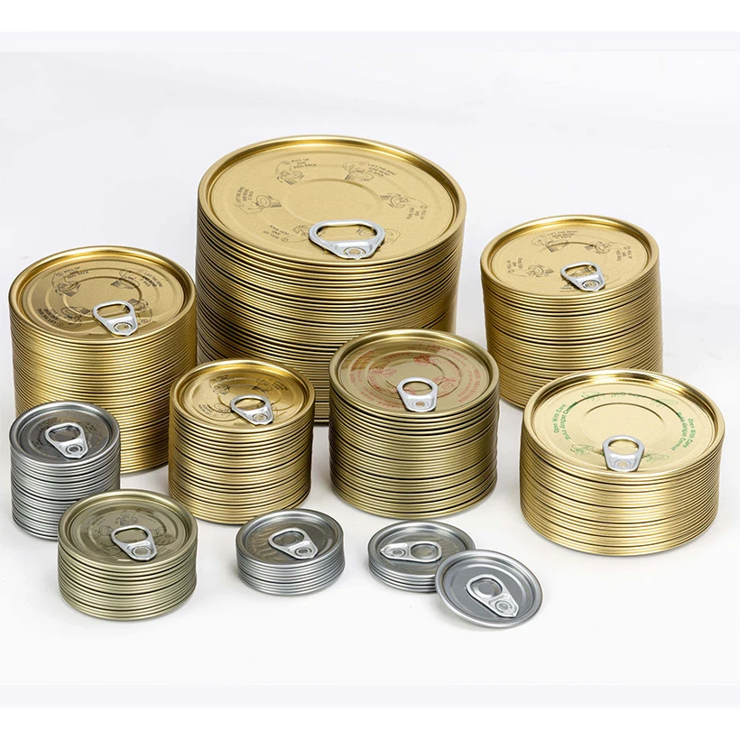 Wholesale cheap high-quality 2024 Tinplate/TFS Can Lid Easy Open End TFS Eoe