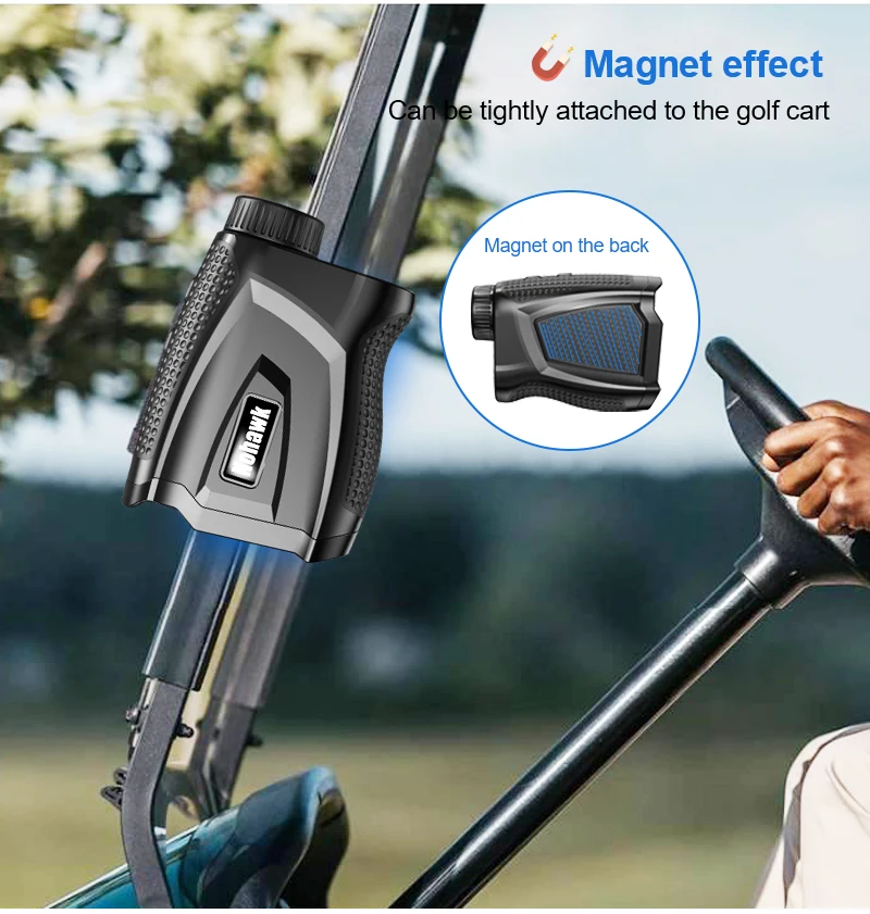 600m high precision 6.5X golf laser rangefinder hunting laser rangefinders white slope pin seeker vibration