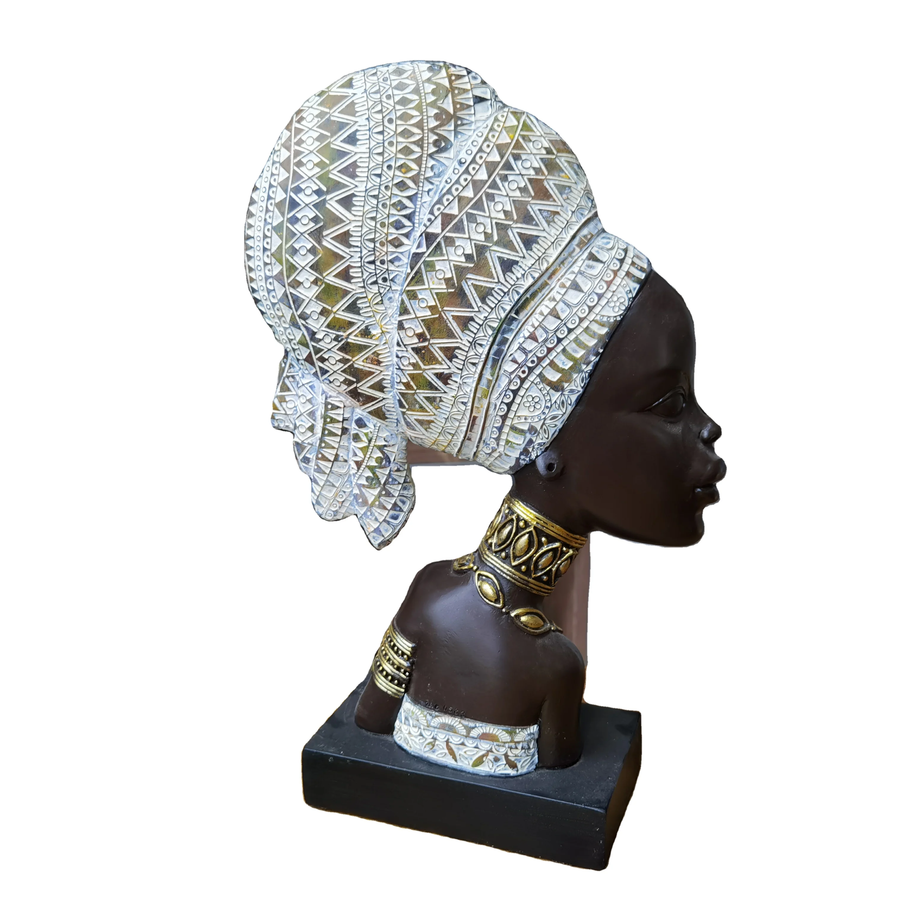  Горячая Распродажа скульптура Африканской женщины статуэтка