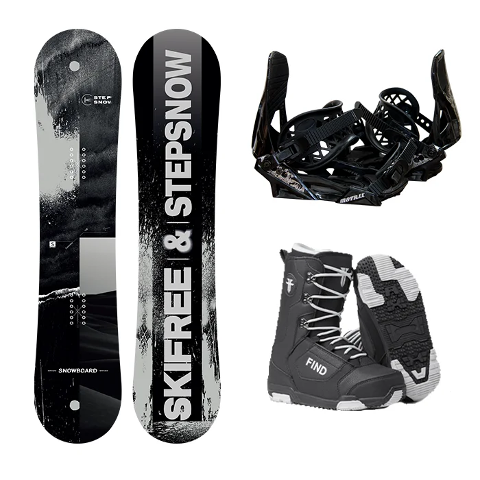 hot sale adult sandwich snowboard sets extruded base snowboard bindings shoelaces