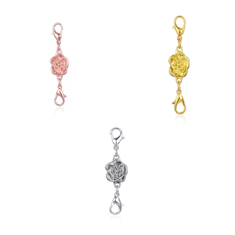 DIY Jewelry Findings Metal Strong  Clasps With Lobster Clasp For Making Necklaces Bracelets Connector Extended chain