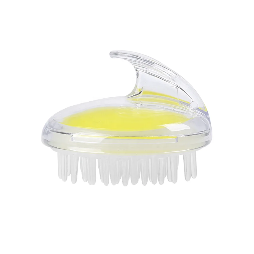 High-demand product market silica gel customized Silicone shampoo brush Scope of use Hair