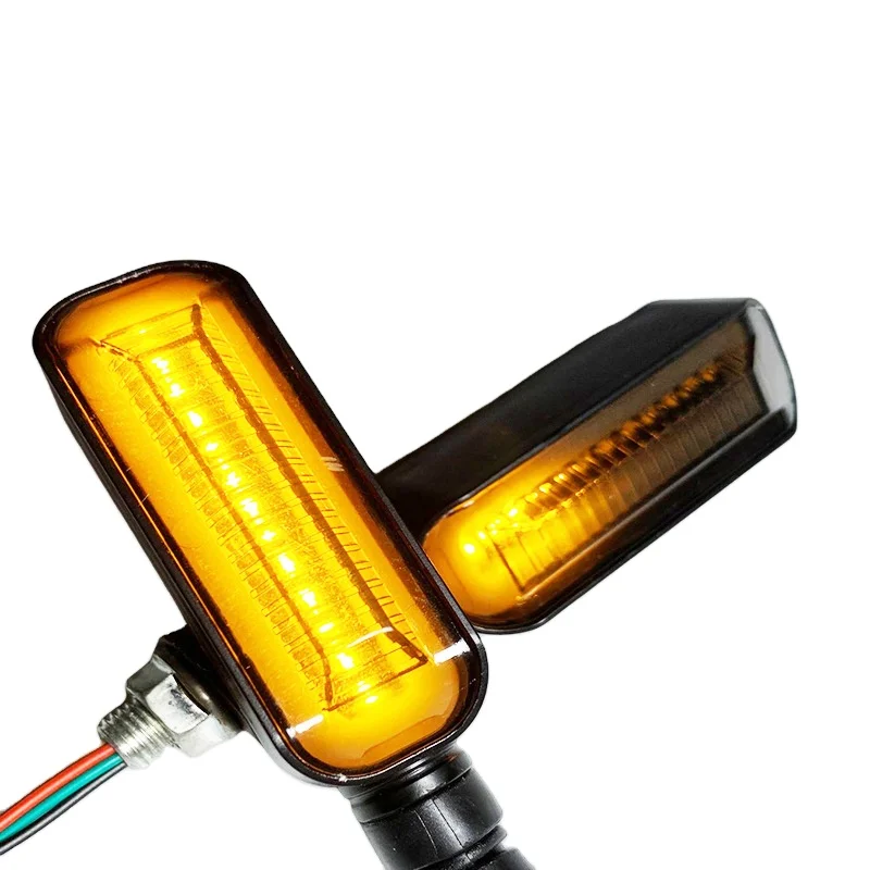 12v water turn signal day time running motorcycle direction signal light Flowing flicker led Blinkers