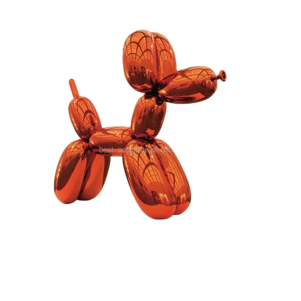 art modern best sale stainless steel ballon dog statue sculpture for sale