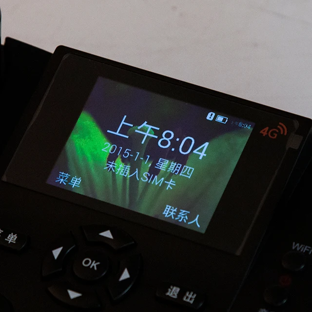 4G VoLTE LTE fixed wireless phone FWP desktop phone recording color screen sim landline  phone and WiFi hotspot