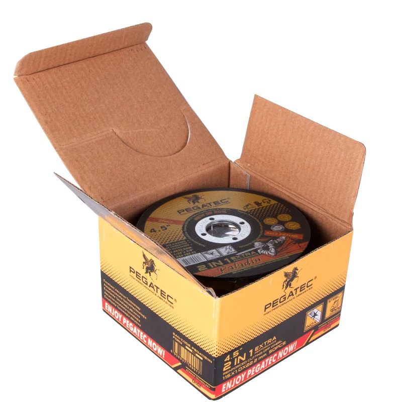 PEGATEC 4.5' 115X1X22MM Stainless Steel Abrasive Resin Hardware Cutting Disc wheel