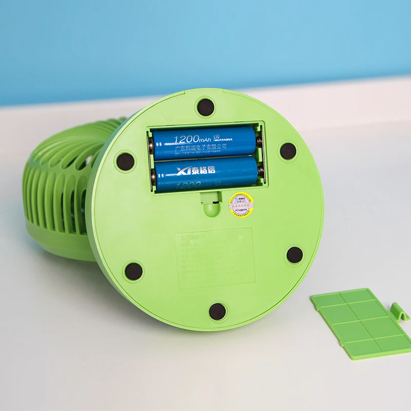 New Low Noise Electric Head Swing Dc Motor Usb Rechargeable Small High Speed Table Fan For Home