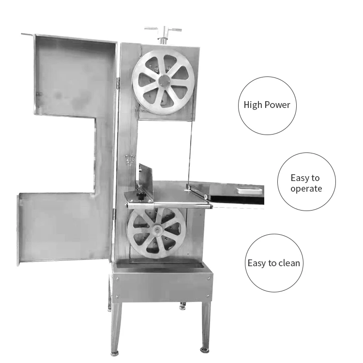 Heavy duty commercial 1500W bone saw machine frozen beef meat cutter with durable