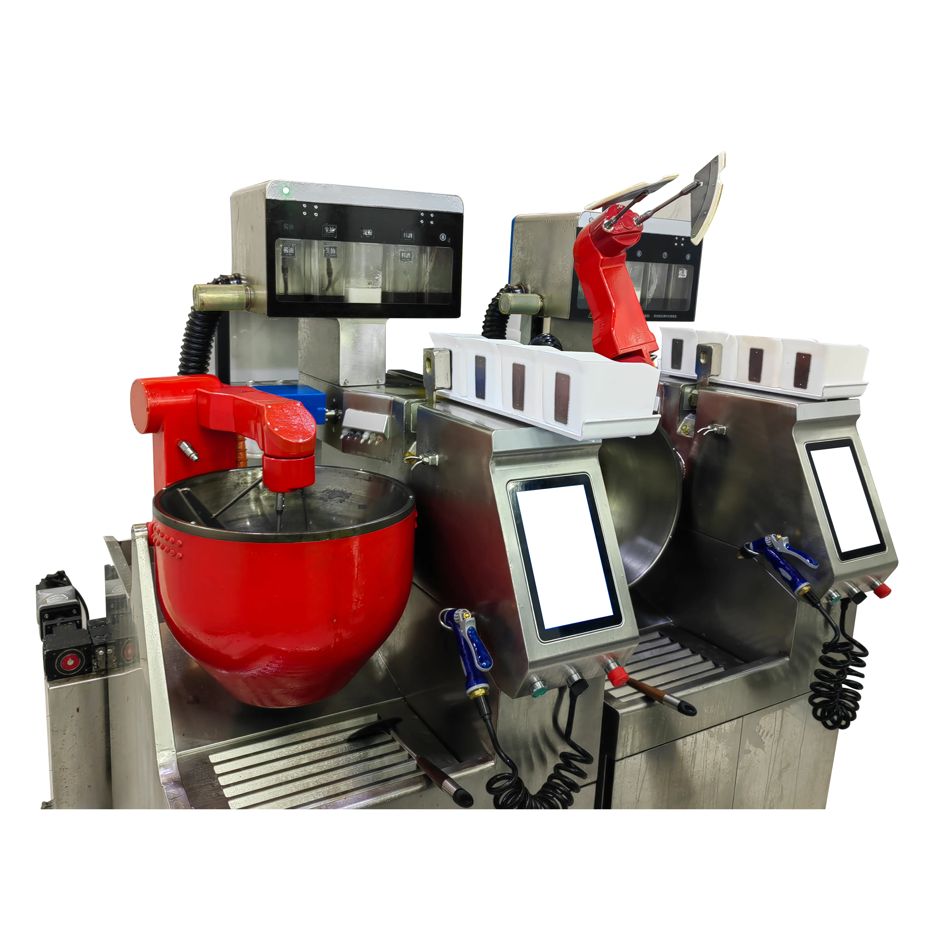 Automatic filling box Cooking Robot  robot Arm Cooking  Automatic Cooking Robot