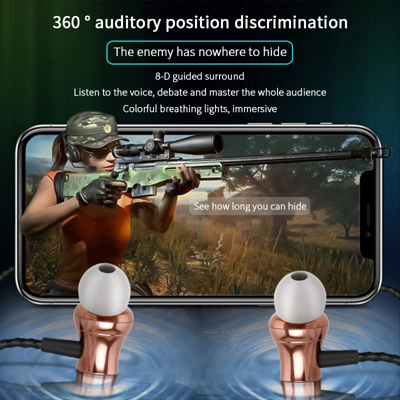 D5 Wireless Earplugs ENC Call Noise Reduction Game Two Headphones Can TWS Couples Connect to Listen to the Same Song