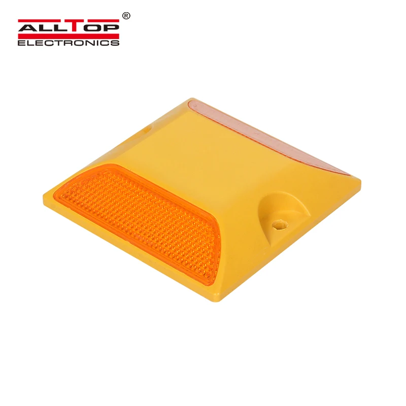 ALLTOP China Supplier Road Stud High Brightness Reflector Flashing Light Cat Eye Driveway Pavement Marker Solar Stud Lamp
