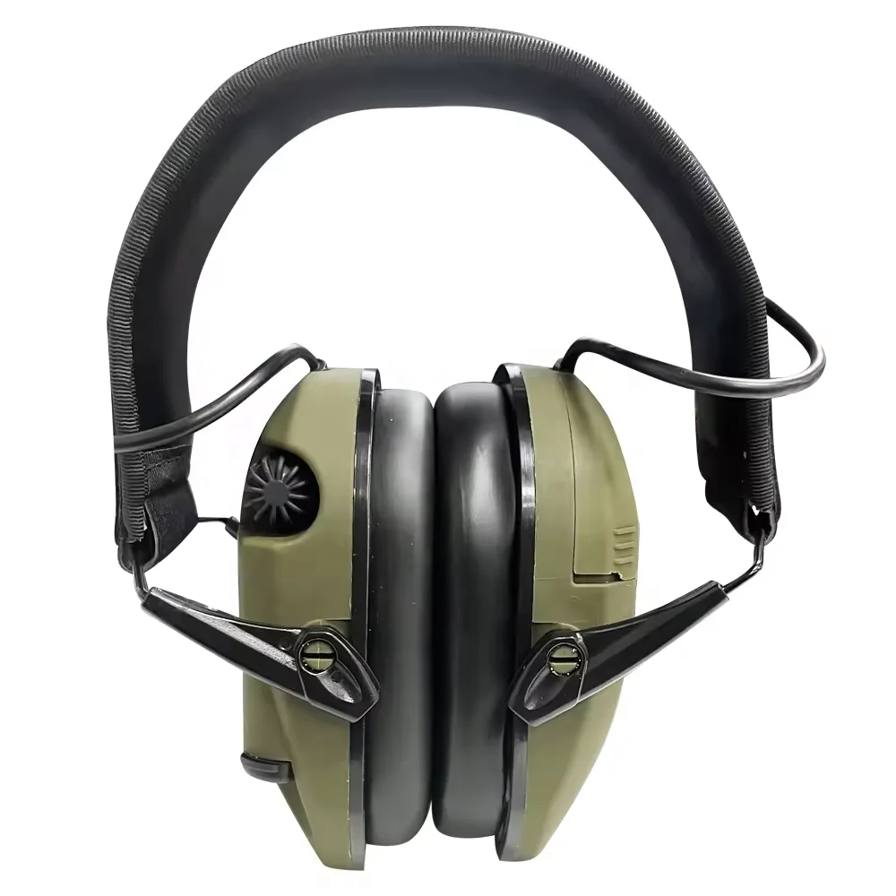 Easy Maintenance Battery Powered Hearing Protection Defender Noise Reduction Electronic Ear Protector Earmuffs For Adults