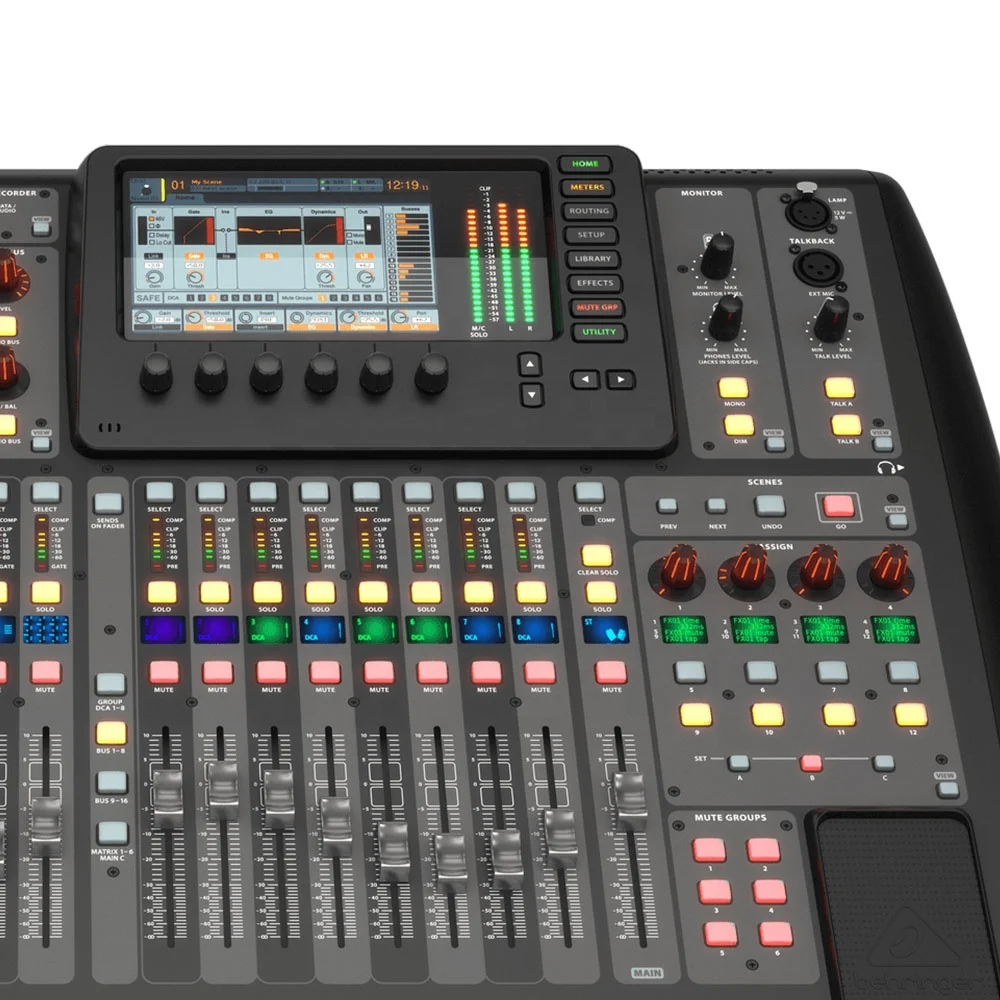 Behringer X32 цифровая консоль 32 входа 16 выходов наружная линейная Колонка аудиосистема цифровой микшер