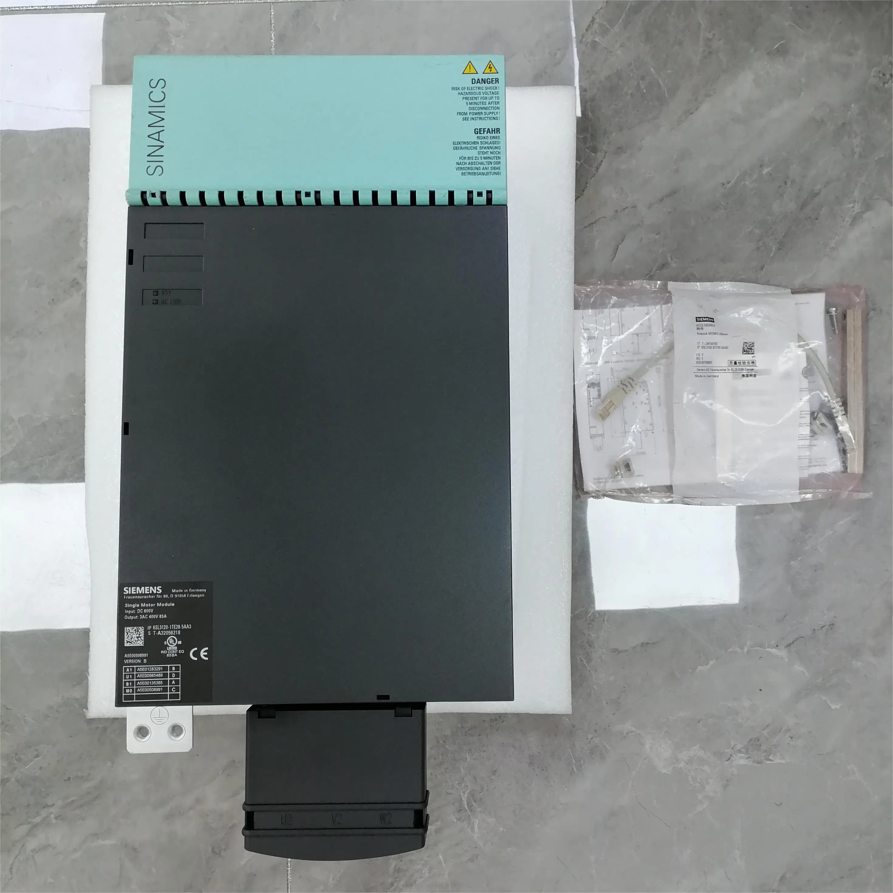 Siemen PLC Converter Original CNC Frequency Converter 6SL3120-1TE28-5AA3