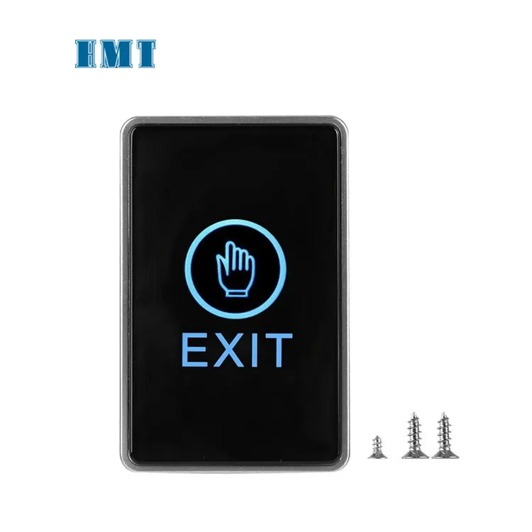 12V Plastic touch screen door release push Exit button for access control system