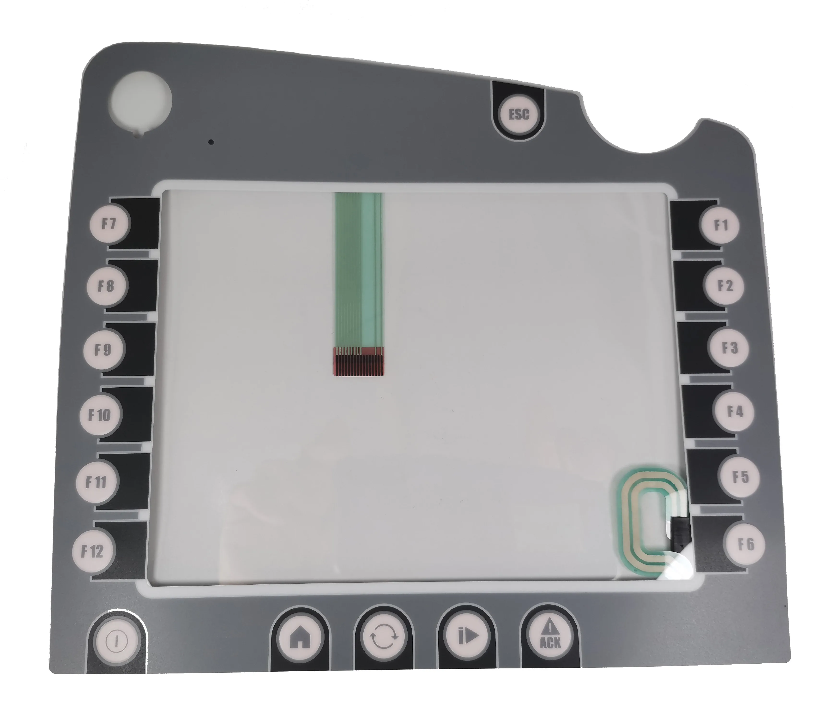 High Quality Custom Tactile Numeric Silicone Rubber Membrane Switch 4 Button Membrane Switch With Leds