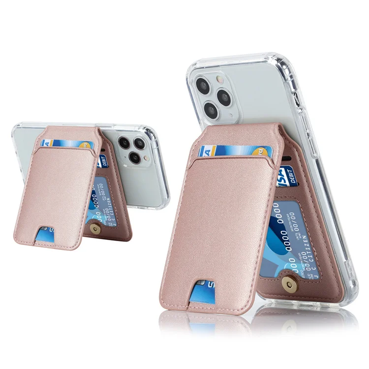 2024 New Drop-Proof Magsafe Card Holder Mobile Phone Cases Bracket Stand For Iphone14 15 Pro Max