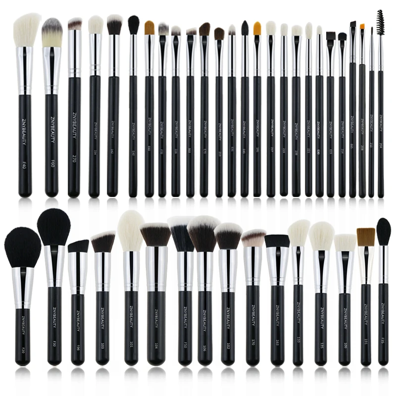 ZNYBEAUTY 42 Pcs High-end Luxury Makeup Brush Set with Soft Bristles Professional Cosmetic Tools