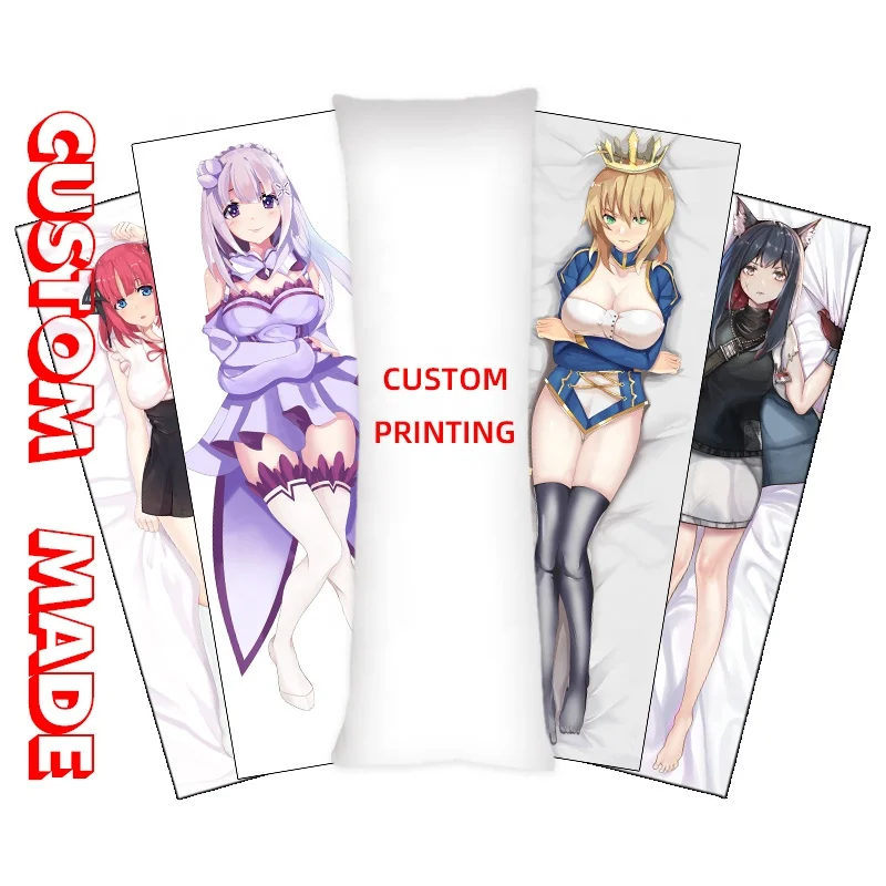 Manufacturers to figure out custom naked anime  body pillow cover