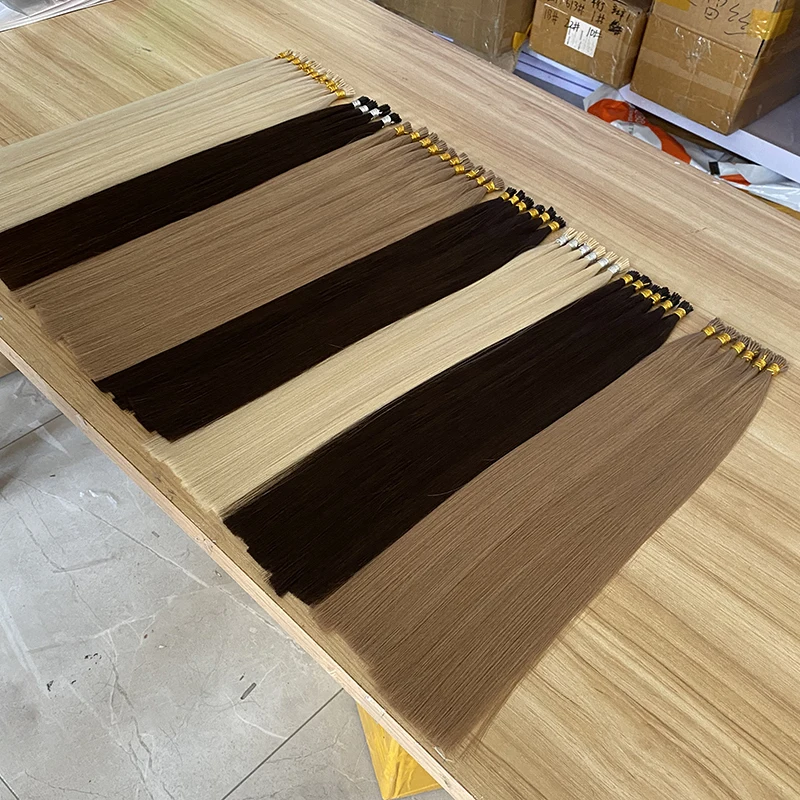 LeShine оптовая продажа 100 кератиновые Remy русские накладные натуральные волосы