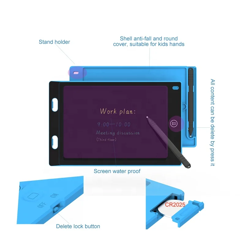 educational toyslcd writing board 12inch for kids
