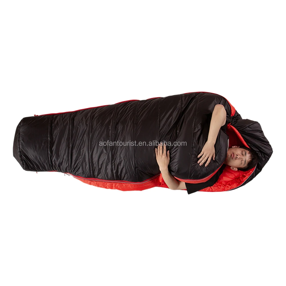High Quality Mummy Sleeping Bag Duck Down Sleeping Bag 0 Degree Down Sleeping Bag Ultralight for Outdoor