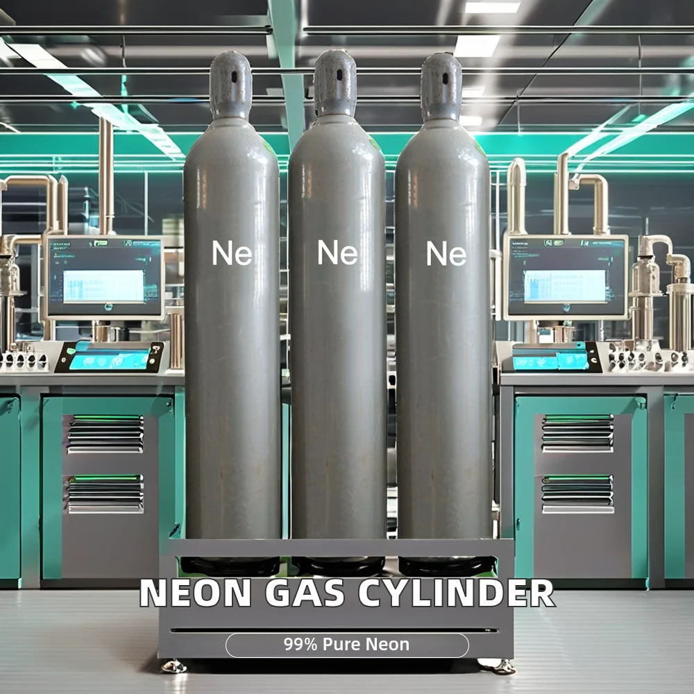High Purity Industrial Grade Neon Gas Cylinder Steel Material 5kg Weight from China