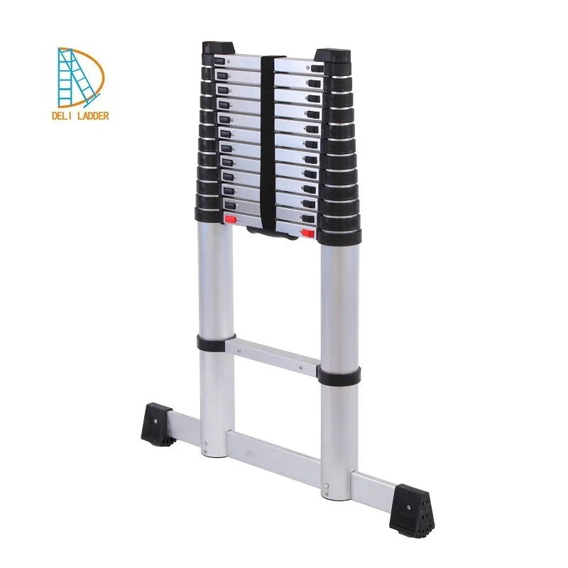 EN131-6 SOFT CLOSING Folding Telescopic Aluminum Step Ladder