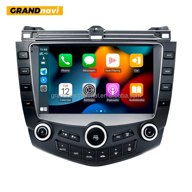 Android13 Navigation Radio Stereo No 2 Din HDR QLED  For Honda Accord 7 2003-2007 Multimedia Car GPS Player