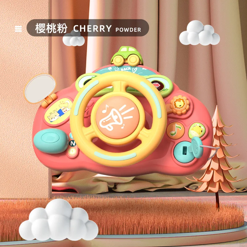 2023 New  Driving Game Child Early Educational Multifunctional Car Driving Simulation Toy with Music