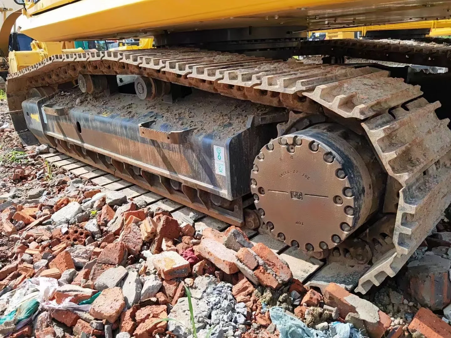 Япония строительная машина komatsu pc350 на гусеничном ходу земляных работ/подержанная рольставни/Подержанный большегрузного оборудования/землечерпалки pc350-7