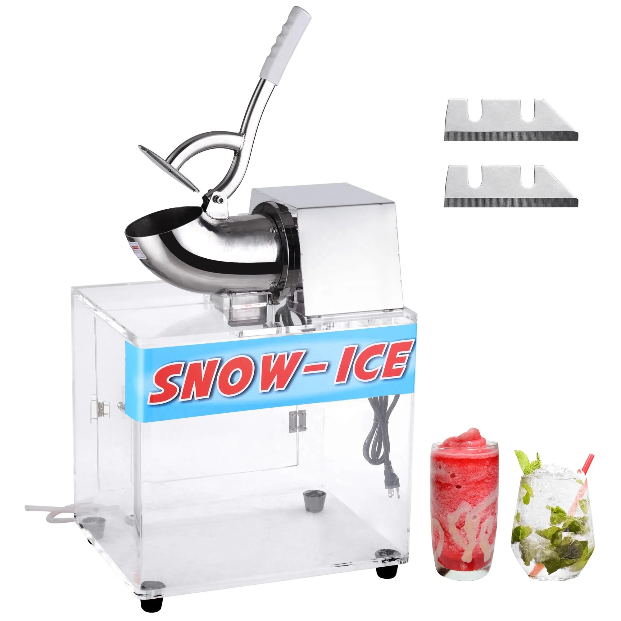 commercial  table top Snow Cone Machine Ice Crusher Juicer Snowflake Ice Block Shaver hot sale