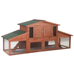Jaalex Cheap Wooden Large Outdoor Waterproof Chicken Pens And Coops For 15 Chickens Animal Cage