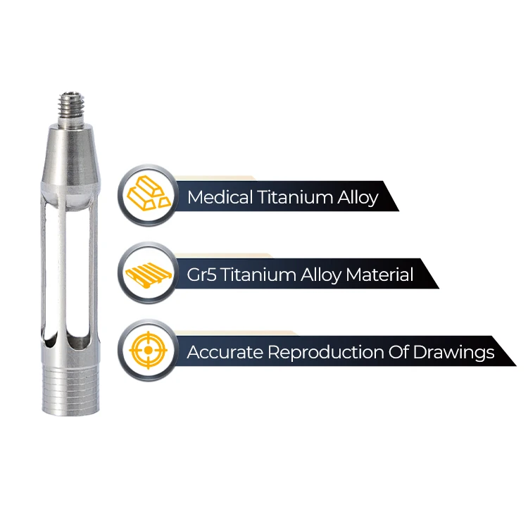 Cnc Custom Factory Direct Dental Implant Pure Titanium Tooth Fixture Regular Neck Oem Odm Bone Level Tooth Root Implant