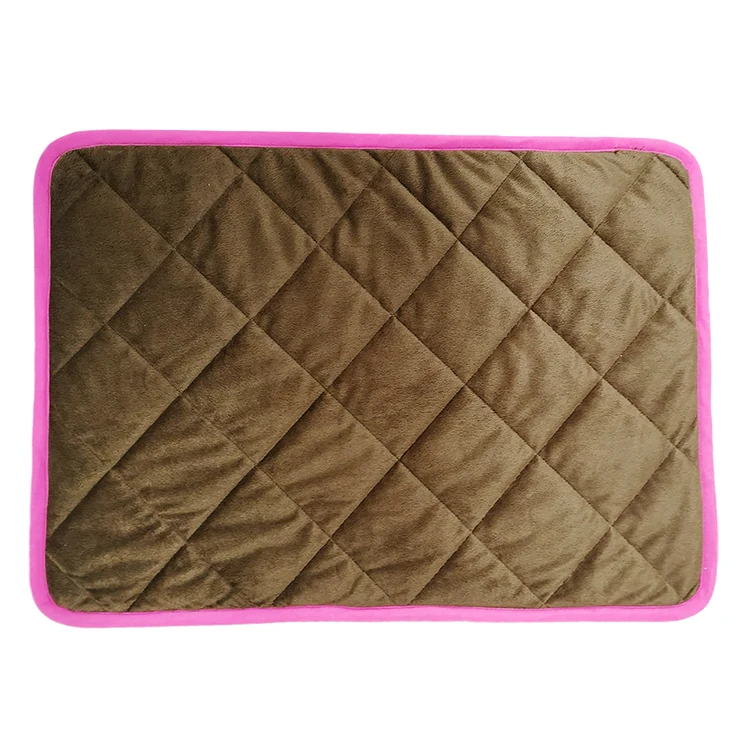 Flexible custom portable self heating mat thermal dog cat pet pad for full body