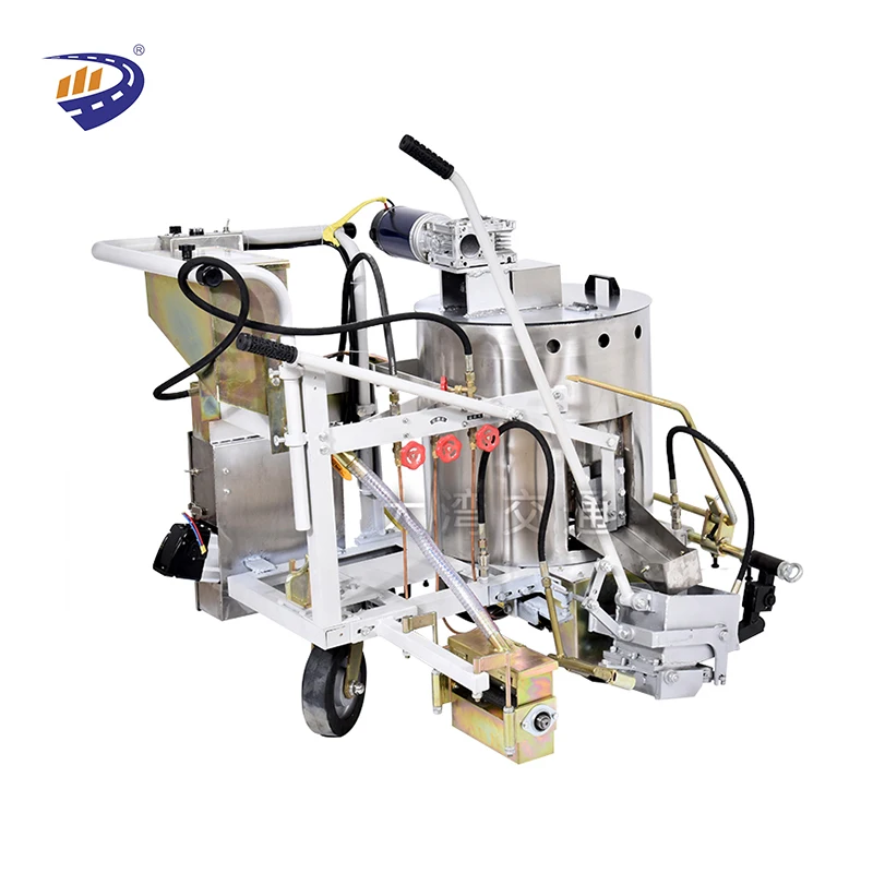 Trademrak automatic spray thermoplastic vibration road line marking machine riving type road line marking painting machine sale
