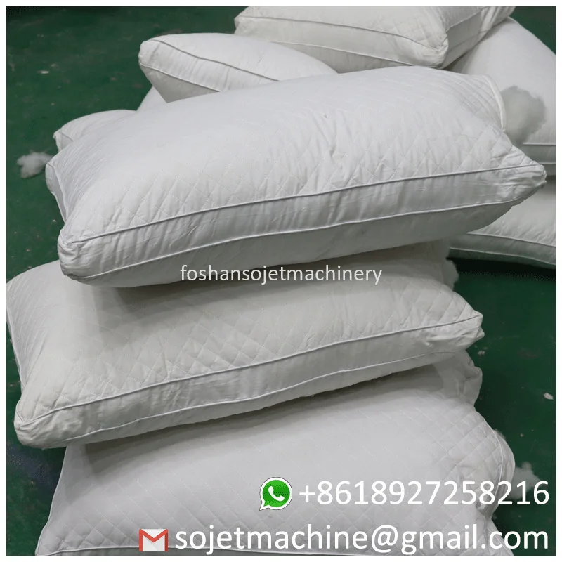 Automatic pillow making machine for vacuum filling pillows home textile product machinery production line for all fiber types