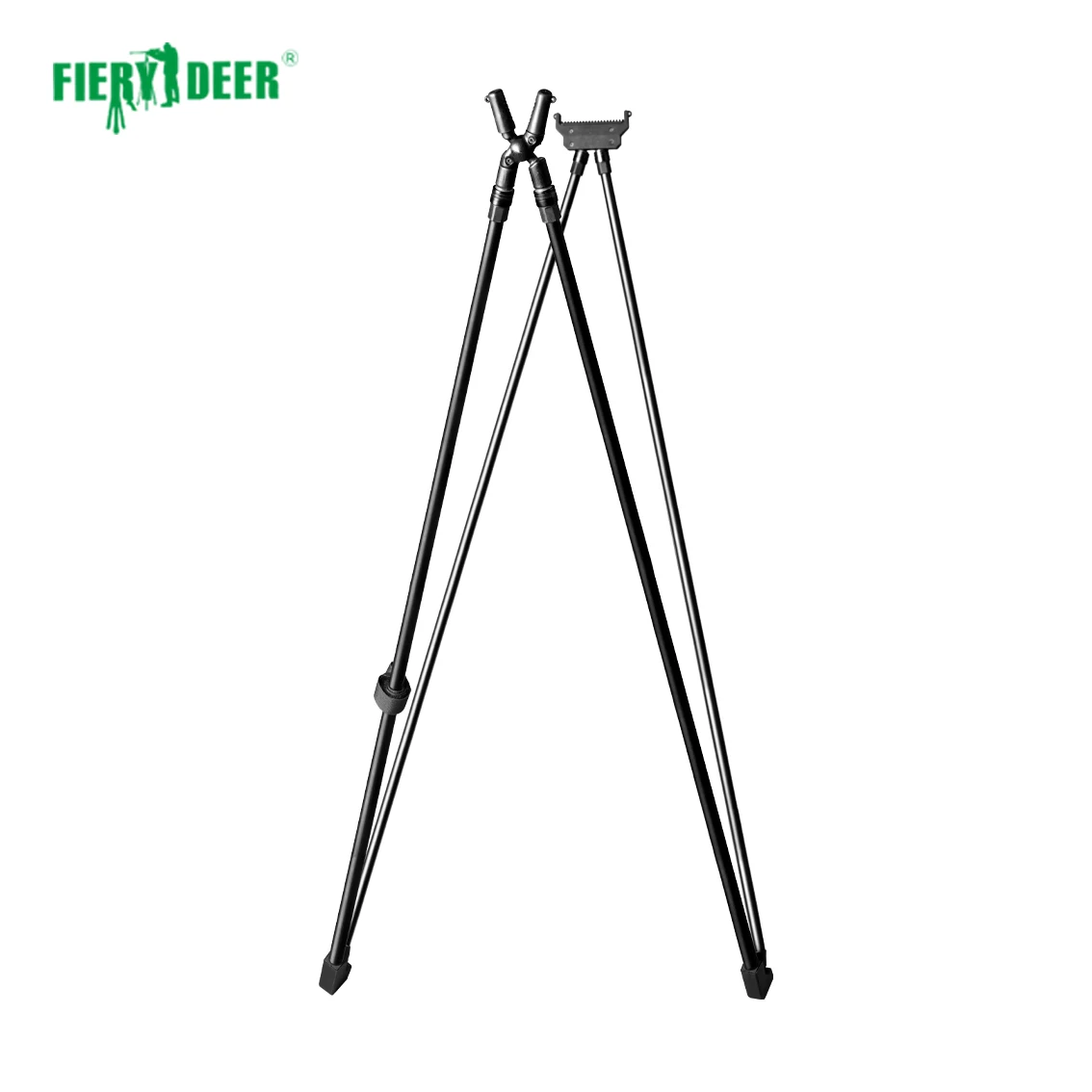 FieryDeer DXF4-01 120 см 4 ноги двухопорная палка из алюминиевого сплава Регулируемый размер Охота Стрельба палка с зажимом система блокировки